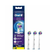 BRAUN 3 X ORAL-B 3D BIELA ​​HLAVA NA BIELENIE 3KS