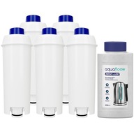 5x Filter pre DELONGHI ECAM ESAM odstraňovač vodného kameňa 250 ml