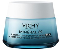 Vichy Mineral 89, bohatý hydratačný a výživný krém, 72h, 50 ml