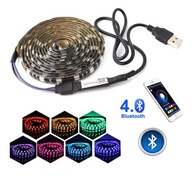 RGB LED PÚH USB BLUETOOTH 5M PODSVIETENIE TV 5V