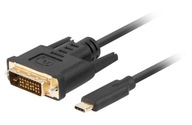 LANBERG KÁBEL USB TYP-C(M) NA DVI-D(M)(21+4)(M)