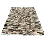 Ručne tkaný koberec z prírodnej ovčej kože