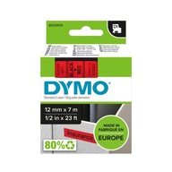 Dymo S0720570 D1 páska 12mm x 7m červená