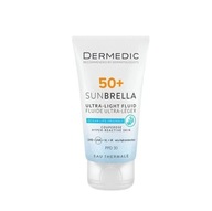 Dermedic Sunbrella Ultraľahký krém SPF 50+ na cievnu pokožku, 40 ml