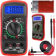 MULTIMETER AKTUÁLNEJ SPOTREBY DIGITÁLNY ELEKTRICKÝ LCD TESTER KÁBLE BATÉRIE