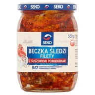 Seko Beczka sleď Filety so sušenými paradajkami 550 g