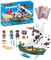 PLAYMOBIL BLOCKS 70151 PIRÁTSKA LOĎ S MOTOROM