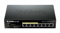 D-Link Switch 8-portový 10/100/1000 Gigabitový kovový domček