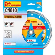 C4810 TURBO DIAMANTOVÝ DISK 180 MM RICHMANN