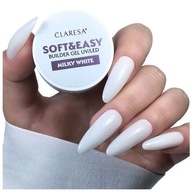 Gél na nechty WHITE CLARESA 12g MILKY