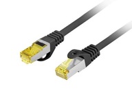 Patchcord cat.6a S/FTP LSZH CU 0,25m náhoda prešiel