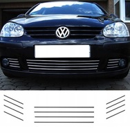 VW GOLF V 5 - CHROME GRILL lamely Bumper Dummy