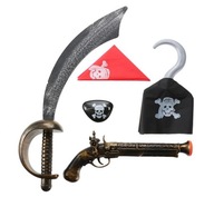 Sada Brave Pirate 5 kusov Sword Gun