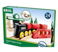 BRIO CLASSIC DREVENÁ OSMIČKA ŽELEZNIČNÁ