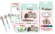 Školská výbavička pre školskú mačičku PUSHEEN pastelky farbičky ceruzky balíček set