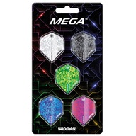 Winmau Mega Standard Grafiti Feathers Set 15 ks.