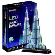 3D PUZZLE BURJ KHALIFA (SVETLO) [HÁDANKA]