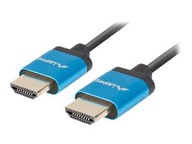 LANBERG HDMI M/M v2.0 kábel 0,5m čierny 4K tenký