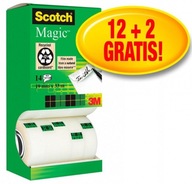 SCOTCH MAGIC MATNÁ SAMOLEPIACA PÁSKA 12+2KS.