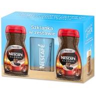 ROZPUSTNÁ KÁVA NESCAFE CLASSIC 400G + SKLO