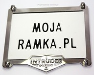 Registračný rám SUZUKI pre INTRUDER Inox!