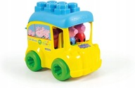 BLOKY Autobus PEPPA PIG s blokmi CLEMENTONI