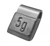 Závažia na oceľové ráfiky 5g 100 ks