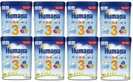 HUMANA 3 NÁSLEDNÉ MLIEKO PO 12 MESIACOCH 8x650G