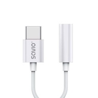 SAVIO ADAPTÉR USB-C - MINI JACK 3,5 MM F AK-51