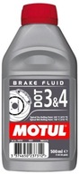 MOTUL BRZDOVÁ KVAPALINA DOT3 & DOT4 0,5L SYNTETICKÁ