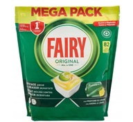 Fairy Capsules for Dish Washer Original All in One Lemon XXL Pack 82 PC.