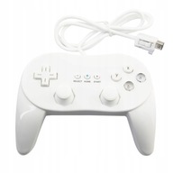 Gamepad IRIS Pad Classic Controller Pro pre konzolu Nintendo Wii Wii U, biely