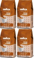 Lavazza 1kg Crema E Aroma zrnková káva x4