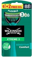 Holiaci strojček WILKINSON comfort Xtreme 3 čepieľky - 8 kusov