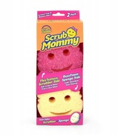 ČISTIACA HUBKA SCRUB MOMMY PINK -2KS