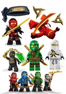 Súprava s potlačou fondánovej torty Lego NINJAGO