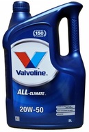 VALVOLINE 20W-50 VŠETKÝ KLIMATICKÝ OLEJ 5L