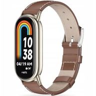 Kožený remienok TECH-PROTECT PRE XIAOMI MI SMART BAND 8 / NFC - KOŽENÝ HNEDÝ