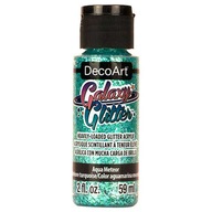 GLITTER PAINT Galaxy Glitter DecoArt Aqua Meteor