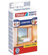 Okenná moskytiéra TESA COMFORT, biela, 130cmx150cm