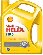 MOTOROVÝ OLEJ SHELL HELIX HX5 15W-40 15W40 4L