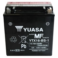 YUASA YTX16-BS-1 12V 14,7Ah 230A L+ ŠTARTOVANÉ!!!