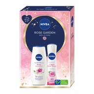 NIVEA ROSE GARDEN Darčeková sada ošetrujúcej kozmetiky pre ženy