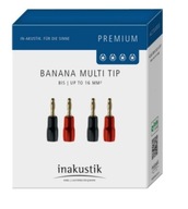 INAKUSTIK PREMIUM BANÁNOVÁ ZÁSTRČKA 4-6MM2 4 KS