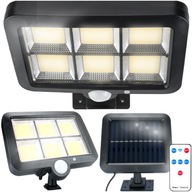 SOLÁRNE LED LAMPA CELOROČNÁ ZÁHRADA IP65 DIAĽKOVÉ OVLÁDANIE