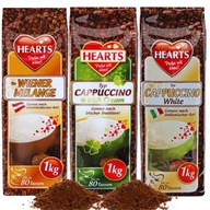 Cappuccino SET HEARTS WIENER MELANGE ÍRSKY CREME WHITE 3x1000g