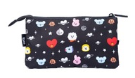 Peračník na školské potreby pre deti BT21 BTS Pouch, 3 priehradky