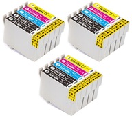 15x ATRAMENTY PRE EPSON T0711 S21 D78 D92 SX100 SX115 SX210 SX215 SX218 DX7450