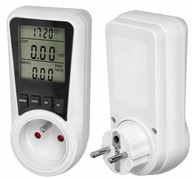 Wattmeter Dvojtarifný elektromer LCD Kalkulačka spotreby energie