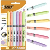 BIC Highlighter Grip Zbierajte pastelové zvýrazňovače